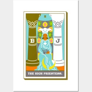 II - The High Priestess - Tarot Card Posters and Art